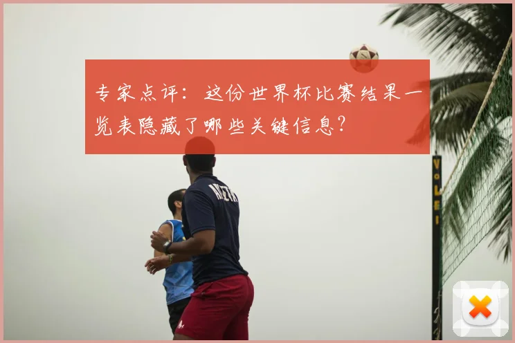 专家点评：这份世界杯比赛结果一览表隐藏了哪些关键信息？